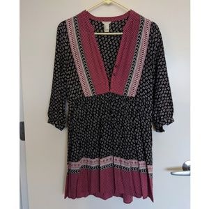 Hippie Inspired Mini Dress